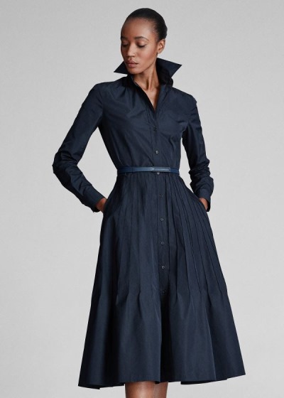 Women's Ralph Lauren Karly Taffeta Shirt Dress | 071389JEA